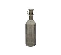 AltoBuy Bouteille à clapet 1L en Verre teinté Gris