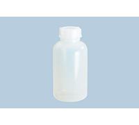 Bouteille à col large hünersdorff à remplir avec bouchon à vis en LD-PE (incassable et adapté au contact alimentaire), 2000 ml, transparent