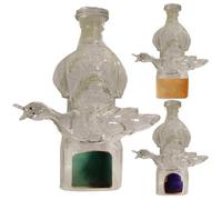 Bouteille à décanter à whisky - Sculpture en verre de chien, présentoir à alcool de collection | Design hermétique de qualité supérieure, support élégant de figurine de chien, pièce maîtresse