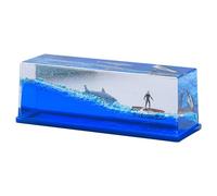 Bouteille à dérive Bateau croisière - Cruise Ship Fluid Drift Bottle - Bateau croisière dans Bouteille - Décorations Bateau croisière en Acrylique Qui ne coule jamai pour décor Bureau 15,3x5,3x5,3cm