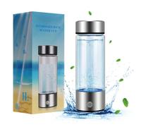 Bouteille à Eau Hydrogène, Bouteille d'eau Portable pour Hydrogène, 420 ML Bouteille d'eau d'hydrogène, Chargement USB Portable pour la Maison, le Bureau et les Voyages