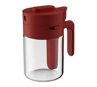Bouteille à épices verrouillable pour la fraîcheur en verre avec cuillère couvercle hermétique multifonction épices sel rouge