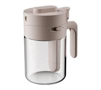 Bouteille à épices verrouillable pour la fraîcheur en verre avec cuillère design couvercle hermétique multifonction épices sel argent café