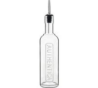 Luigi Bormioli – Bouteille à huile Optima – Bouchon verseur – Verre transparent – 0,5 l
