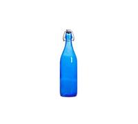 Bouteille à limonade avec son bouchon mécanique Giara 1 l bleu Bormioli Rocco