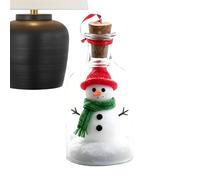 Bouteille à Message de Noël - Bonhomme De Neige Enregistrable De Noël,Décorations Pour Bouteille De Souvenir Des Fêtes - Pour Bonbons Fleurs Famille Amateurs Collectionneurs Fête Arbre Mur Salon Burea