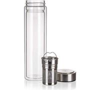 Bouteille à thé à double paroi DOBLO 500 ml, avec filtre