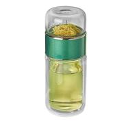 Bouteille à Thé Isotherme Double Paroi Séparation Thé/Eau Filtre Acier Inoxydable - Voyage/Maison - Résiste à -20°C à 100°C"
