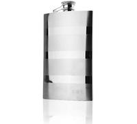 Bouteille à vin portable, flasque à alcool, flasque for alcool, 1 flacon en acier inoxydable, flasque de poche for whisky Drag de 7 oz, ensemble de vin for vodka d'extérieur Strong Man