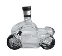 Bouteille à whisky - Récipient à alcool de moto de 300 ml | Décanteur à whisky de collection pour barmen, collectionneurs, vitrine, fête, maison, bar, restaurants, hôtels, clubs, étagères, salle à