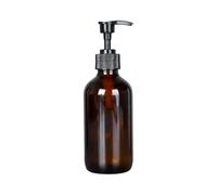 Bouteille Ambre Polyvalente De 15 À 500ml Récipient Cosmétique En Verre Compte-gouttes Pompes Pulvérisation Option Pour Le Stockage Liquides Bouteille Ronde En Verre