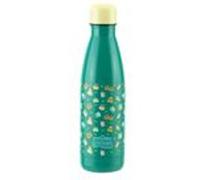 Paladone Bouteille d'eau en acier inoxydable avec motif animal croisé Vert