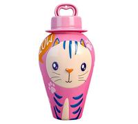 Bouteille anti-fuites pour enfants - Bouteille d'activités en plein air pour éviter les déversements de liquide collant, capacité de 30 ml + pot à motif animal de 6 x 6 x 12 cm, formule concentrée de