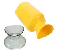 Bouteille Apaisante Jaune en Plastique, Réducteur Vocal pour Chant | Forme Ergonomique Amusante, Usage Maison et Bureau, pour Femmes et Collègues