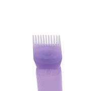 Bouteille applicatrice de peigne à racines, bouteille applicatrice de teinture capillaire 160ML avec brosse, huile pour teinture capillaire, violet