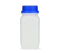 Bouteille avec bouchon à vis - Flacon de laboratoire avec couvercle, transparent, 500 ml