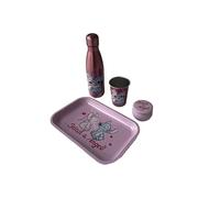 Bouteille avec gobelet et un plateau rectangulaire Lyo Lilo & Stitch Angel Disney Violet 500 ml