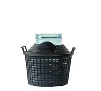 Bouteille ballon 5 l col large, verre, ouverture : couvercle à emboîtement