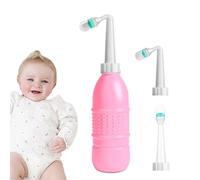 Bouteille bidet - douche vaginale réutilisable avec nettoyant à seringue à main | Bouteille de lavage périnéale facile à transporter | Système d'hygiène portable pour la maternité, les soins pour bébé