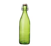 Bouteille - BORMIOLI ROCCO - Giara - Vert - Capacité 1L - Verre aspergé soda lime