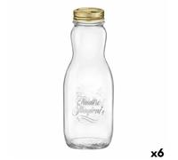 Bouteille Bormioli Rocco Quattro Stagioni Transparent Verre 1 L (6 Unités)
