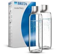BRITA Bouteille Sodatrio en verre – Pack de 2 bouteilles