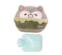 Bouteille chaude - Salle à manger de chauffage en peluche, dessin animé chaud | Sac d'eau de 500 ml avec conception étanche, sac de boeuf main portable femmes hommes pieds calcul de com