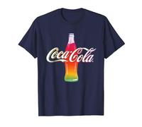 Bouteille Coca Cola Multicolore T-Shirt, Homme, Bleu Marine, 6XL