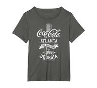Bouteille Coca Cola The Real Thing T-Shirt, Femme Grandes Tailles, Asphalte, 4X