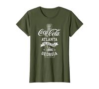 Bouteille Coca Cola The Real Thing T-Shirt, Femme, Olive, M