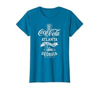 Bouteille Coca Cola The Real Thing T-Shirt, Femme, Saphir, 3XL