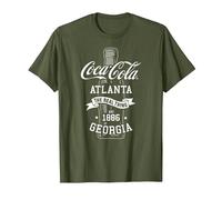 Bouteille Coca Cola The Real Thing T-Shirt, Homme, Olive, L