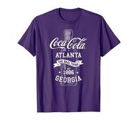 Bouteille Coca Cola The Real Thing T-Shirt, Homme, Violet, L