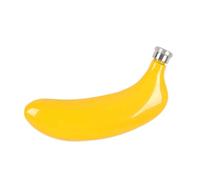 Bouteille d ' alcool de banane en acier inoxydable de 5 oz de durabilité pour la pêche de randonnée et la fiole de pêche sociale