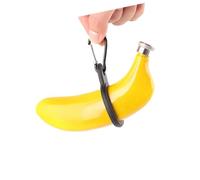 Bouteille d ' alcool de banane en acier inoxydable de 5 oz de durabilité pour la pêche de randonnée et la fiole de pêche sociale