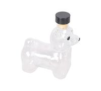 Bouteille d ' alcool en forme de chien, carafe en verre transparent pour présentation de spiritueux, carafe unique en forme de chien, bouteille en verre transparent pour décoration de cuisine, cadeaux