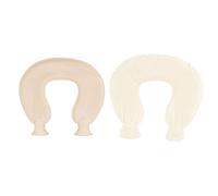 Bouteille d Eau Chaude 1L, Sac d Eau Chaude en Forme de U avec Housse Douce et Moelleuse - Isolation Durable, Sécurité Maximale, Confort pour Nuque et Épaules en Hiver (Blanche)