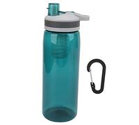 Bouteille d’eau filtrée portable de 770 ml, purificateur d’eau pour l’extérieur, idéal pour le camping, la randonnée et les situations d’urgence, avec membrane filtrante en fibre c (Verte)