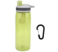 Bouteille d’eau filtrée portable de 770 ml, purificateur d’eau pour l’extérieur, idéal pour le camping, la randonnée et les situations d’urgence, avec membrane filtrante en fibre c (Jaune)