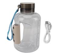 Bouteille d’eau hydrogénée 1,5L avec technologie SPE PEM - Générateur portable pour eau riche en hydrogène, grande capacité, bien - être et sport (Beige)