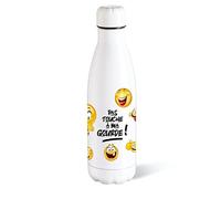 Bouteille d’eau Isotherme 500ml Acier Gourde Réutilisable Ecologique Maintien Chaud/Froid 12h. Idée Cadeau Original Humour Enfant Homme Femme Sport Voyage Ecole Bureau Anniversaire Noël