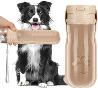 Bouteille d’Eau Portable pour Chien AiQInu 520ML, Gourde Pliable 180° avec Filtre Charbon Actif, Distributeur Eau canin randonnée Camping
