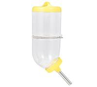Bouteille D’eau pour Hamster à Fixation Ressort, Plastique 500 Ml | Design Transparent, Lecture Facile du Niveau, Usage Maison ou Pension, pour Barreaux de Cage