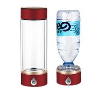 Bouteille D’eau Riche En Hydrogène Portable Générateur Ioniseur D’eau Hydrogéné Avec Technologie Membrane SPE Teneur Jusqu’à 1200-1500 PPB Adaptateur De Bouteille Coupe Énergétique Alcaline 420 ML