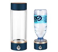Bouteille D’eau Riche En Hydrogène Portable Générateur Ioniseur D’eau Hydrogéné Avec Technologie Membrane SPE Teneur Jusqu’à 1200-1500 PPB Adaptateur De Bouteille Coupe Énergétique Alcaline 420 ML