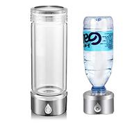 Bouteille D’eau Riche En Hydrogène Portable Générateur Ioniseur D’eau Hydrogéné Avec Technologie Membrane SPE Teneur Jusqu’à 1200-1500 PPB Adaptateur De Bouteille Coupe Énergétique Alcaline 420 ML