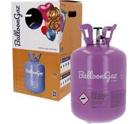 Bouteille d’hélium XL (0,36m³) - Pour remplir 50 ballons de 23cm | Bouteille Jetable pour Anniversaire, Mariage, Fête | Gaz Hélium Qualité Premium - Zenda Club®