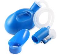Bouteille D’Urine D’urinoir Unisexe - Urinoir Portable Universel De 2000 ML avec Adaptateur Femelle - Bouteille D’Urine D’Incontinence Masculine/féminine, Blue