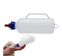 Bouteille d'agneau - 1 l - Bouteille de lait épaisse avec mamelon en silicone, portable ou suspendu pour agneau, goats, calves et petits animaux, idéal pour les nourrissons