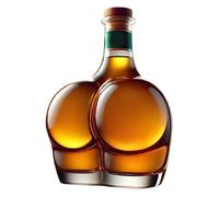 Bouteille D'alcool - Carafe À Whisky Amusante En Verre De 300 Ml, Bouteille De Whisky À Décanter De Bourbon Fantaisie | Liqueur En Forme De Fesses Pour Vin Brandy Vodka Tequila Hommes Papa Frère Fête